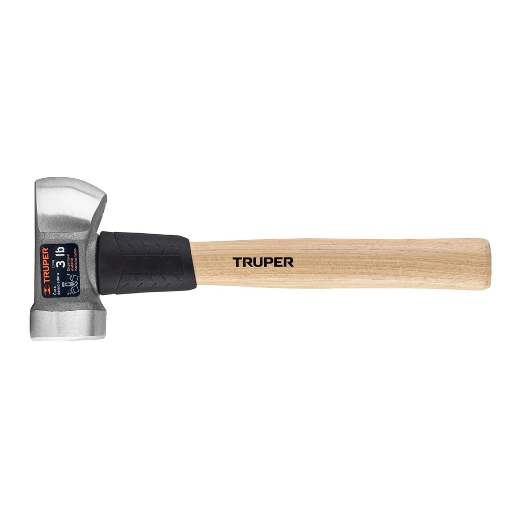 [T11255] Marro demoledor 3 lb, mango 12', Truper