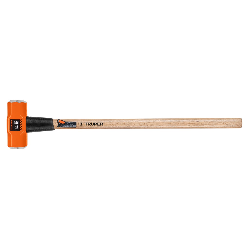 Marro octagonal 14 lb, mango de madera 36', Truper - Pag 281