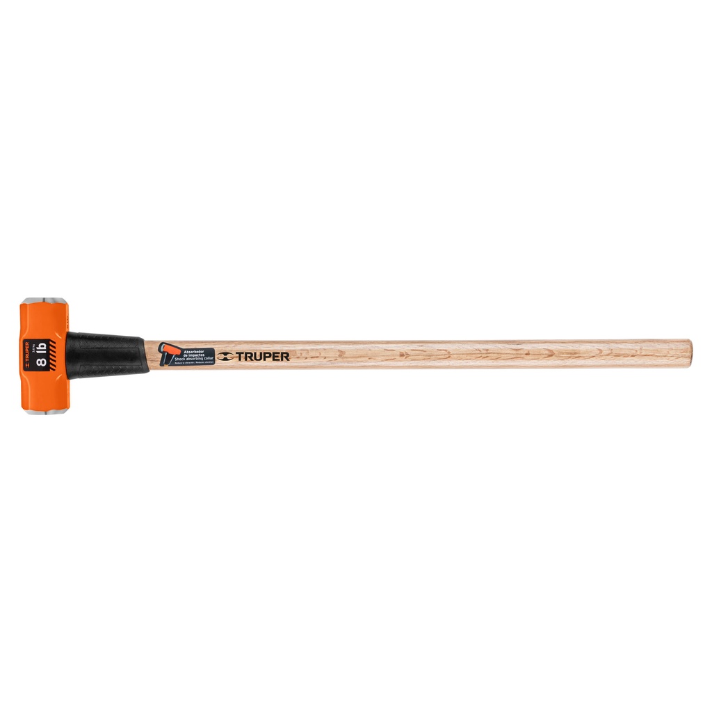 Marro octagonal 8 lb, mango de madera 36', Truper - Pag 281