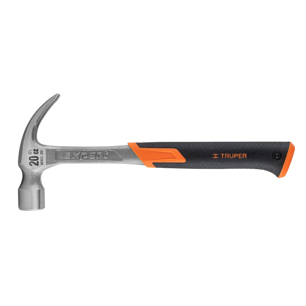 Martillo forjado 20 oz uña curva, mango con neopreno, Expert - Pag 284