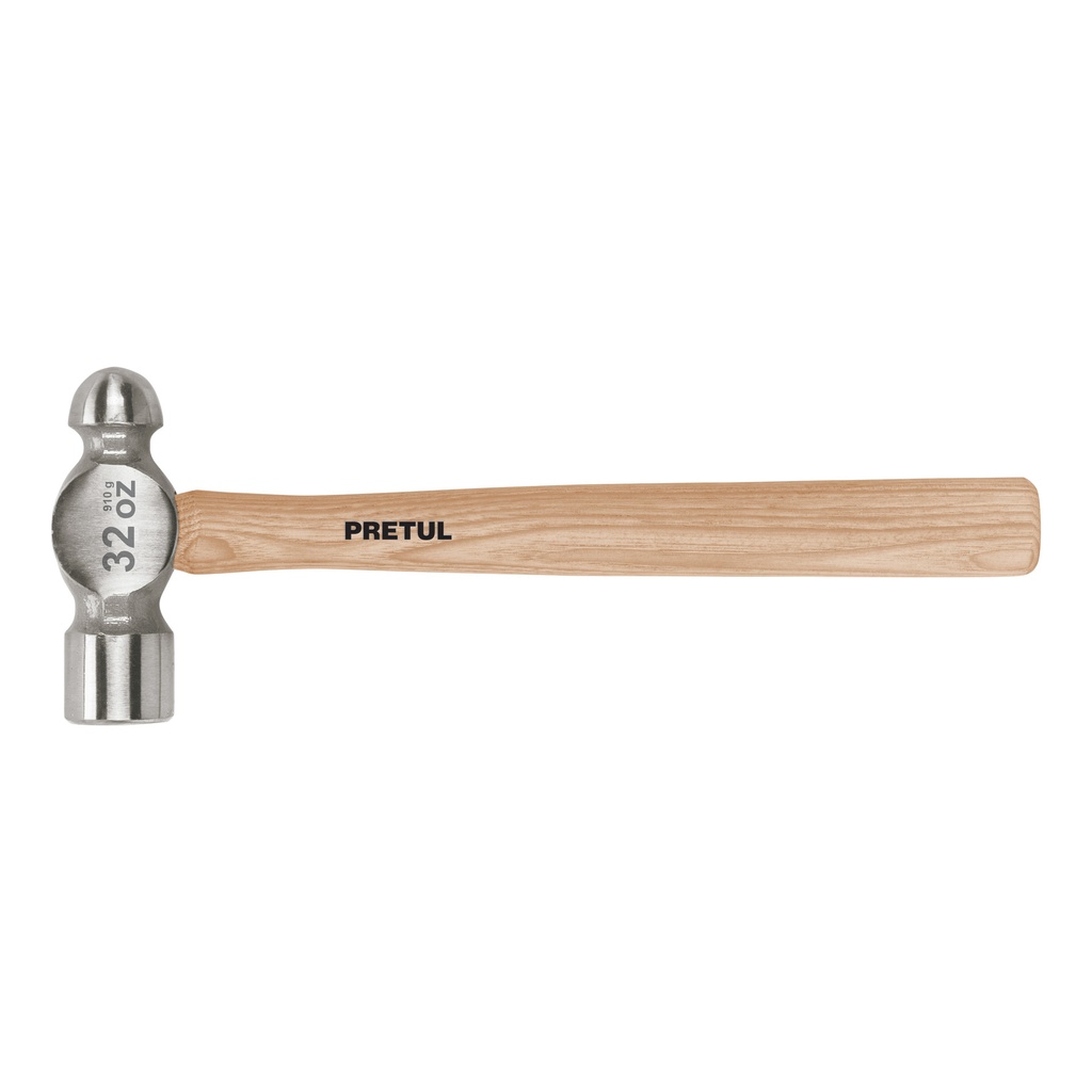 Martillo pulido de bola 32 oz mango madera, Pretul - Pag 283