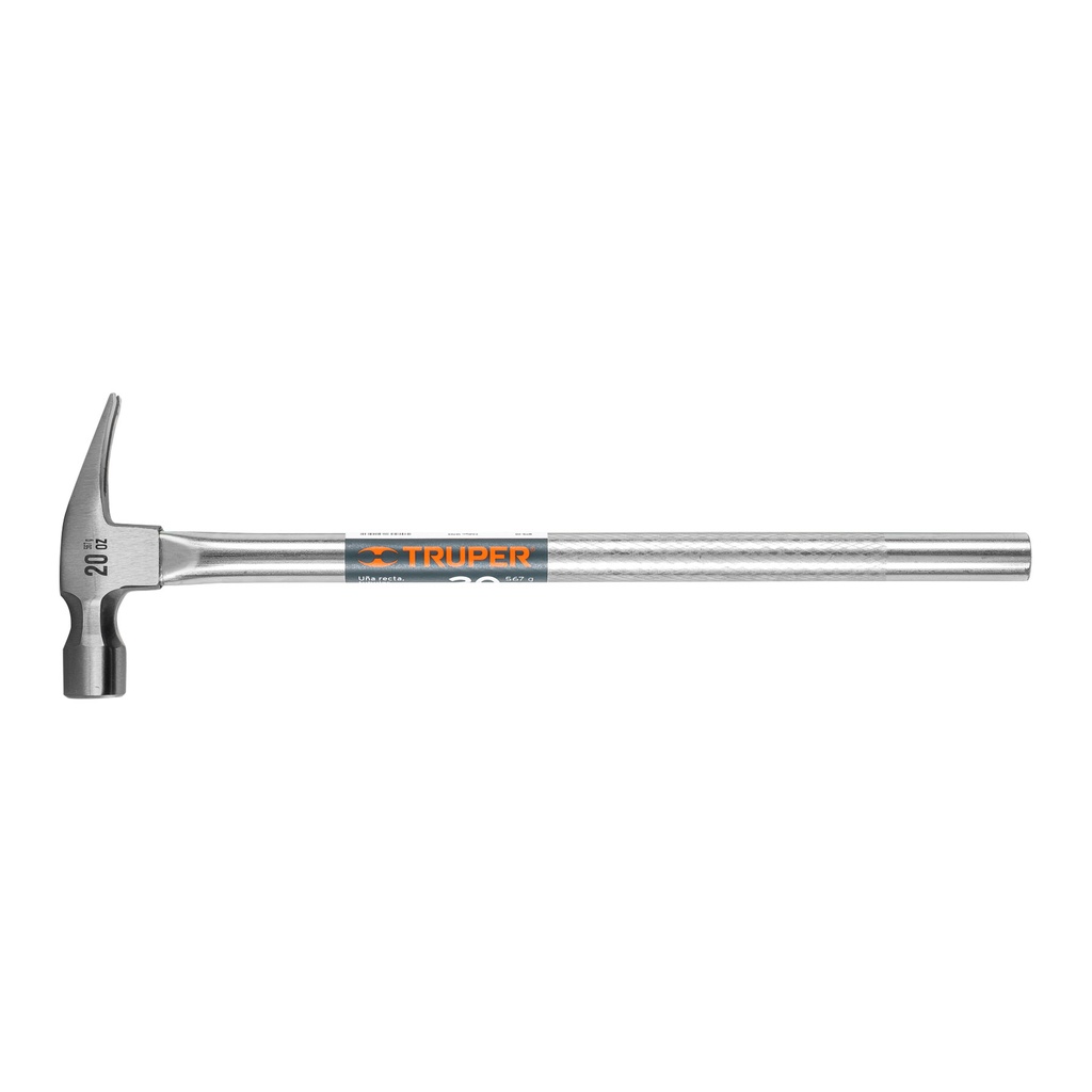 Martillo tubular pulido 20 oz uña recta, Truper - Pag 282