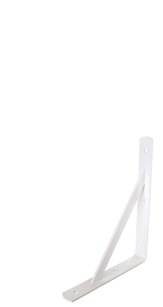 Mensula Reforzada Color Blanco 13""x20""