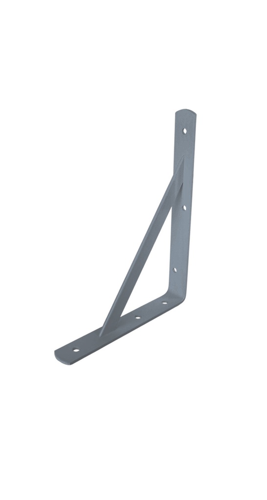 Mensula Reforzada Color Gris 13""x20""