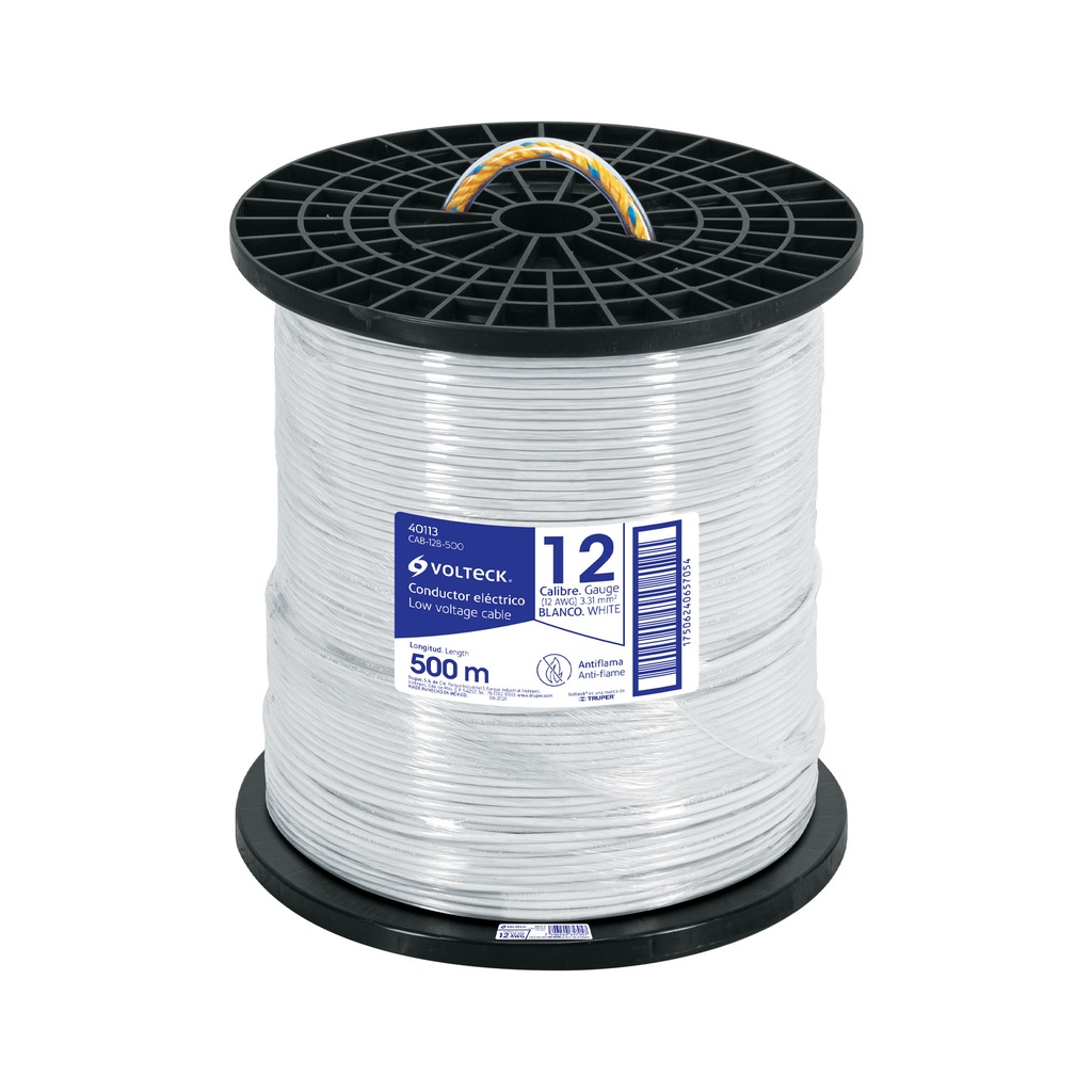 Metro de cable THHW-LS 12 AWG blanco en carrete de 500 m - Pag 412