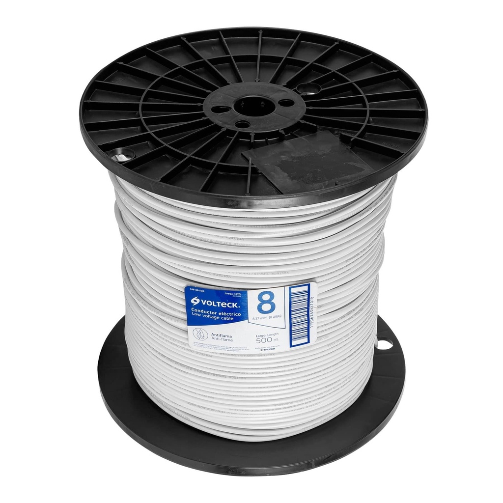 Metro de cable THHW-LS 8 AWG blanco en carrete de 500 m - Pag 548