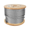 Metro de cable flexible 1/2' de acero 7x19 hilos, 75 m - Pag 736