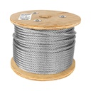 Metro de cable flexible 3/8' de acero 7x19 hilos, 75 m - Pag 736