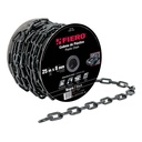 Metro de cadena de 8 mm de plástico negra, carrete de 25 m
