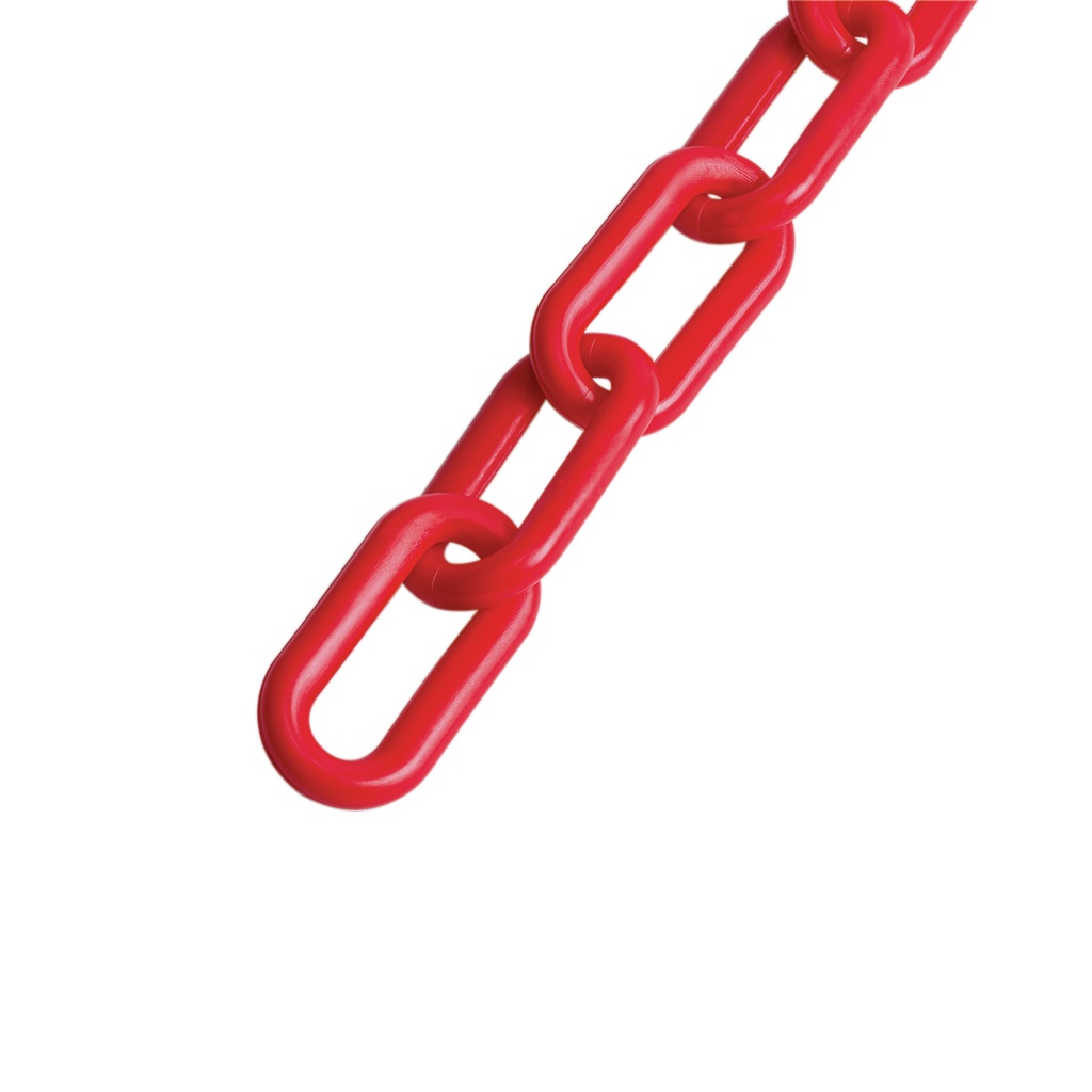 Metro de cadena de 8 mm de plástico roja, carrete de 25 m - Pag 741