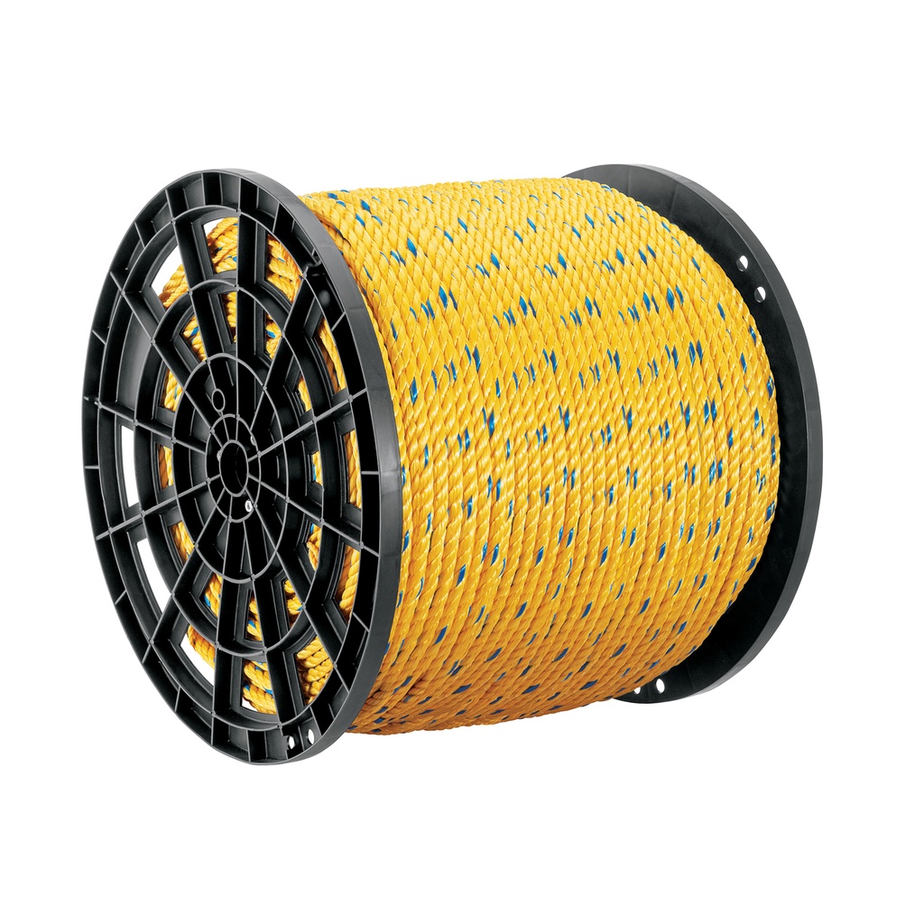 Metro de cuerda amarilla de 13 mm en rollo de 390 m, Fiero