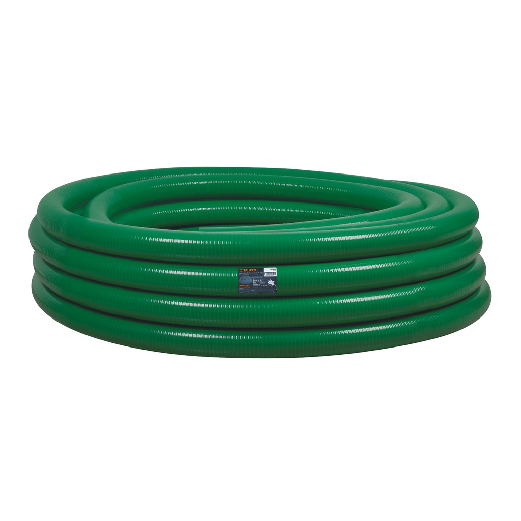 Metro manguera rígida 2' succión para motobomba, rollo 30 m