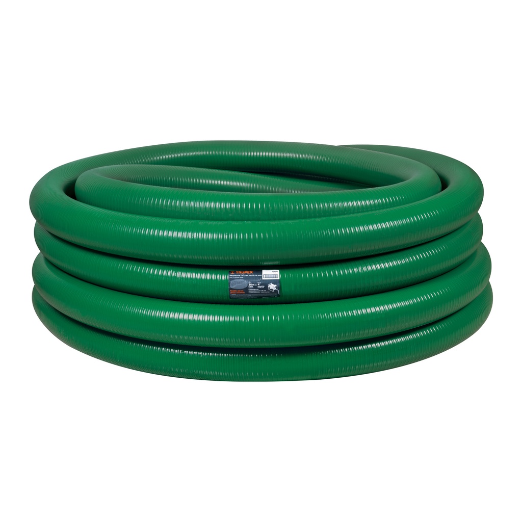 Metro manguera rígida 4' succión para motobomba, rollo 30 m