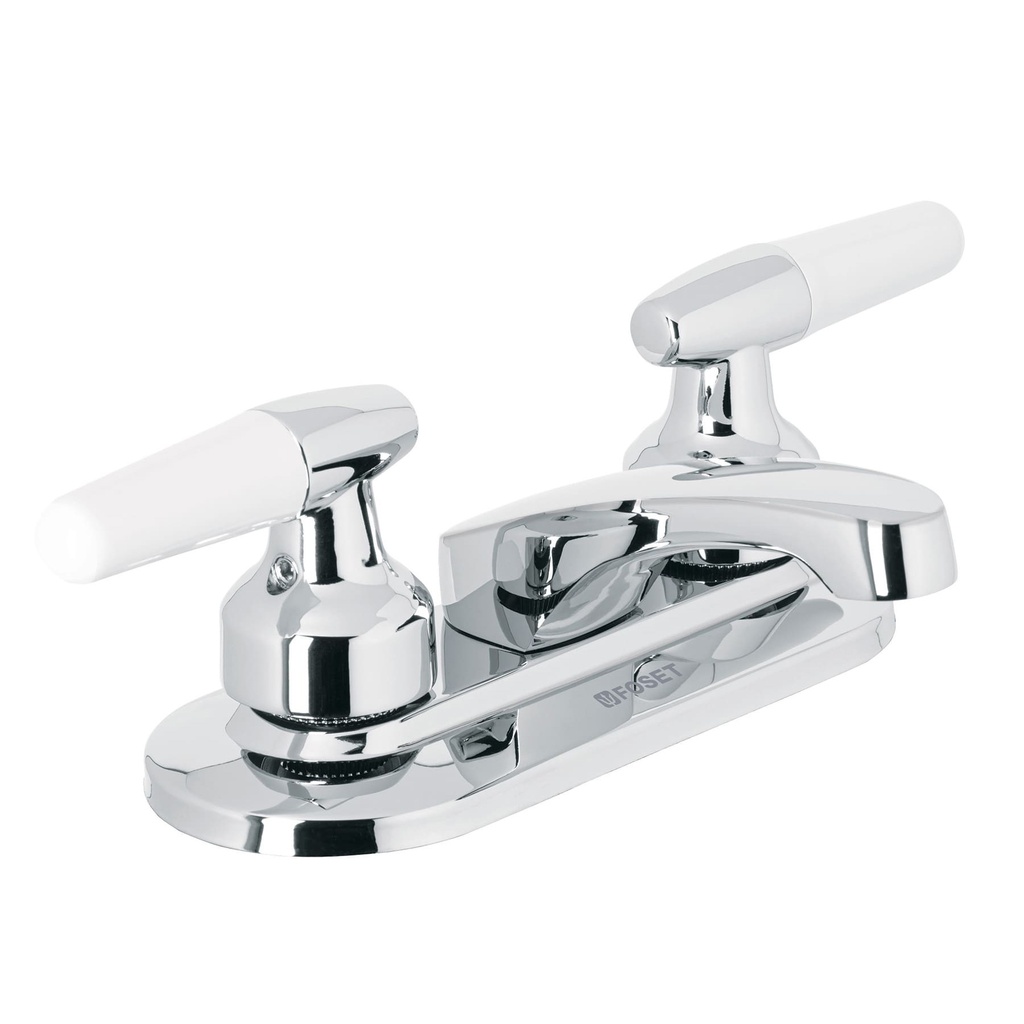 Mezcladora 4' para lavabo, nariz larga, manerales cono - Pag 468