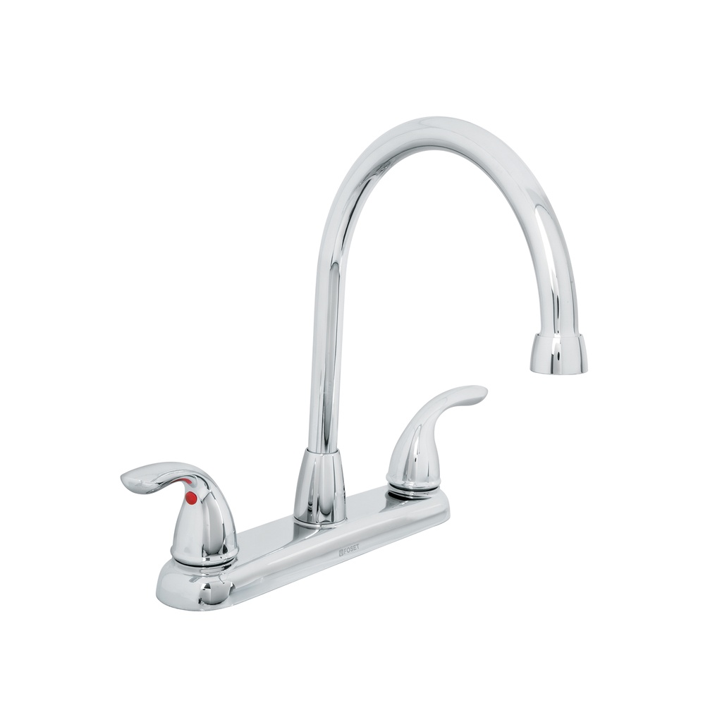 Mezcladora 8' cuello alto para fregadero, Foset Aero