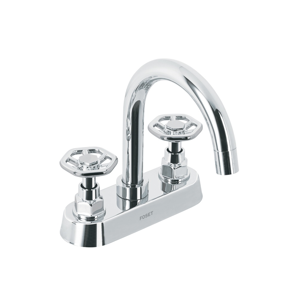 Mezcladora p/lavabo, bar, manerales redondos, cromo, Tubig - Pag 480