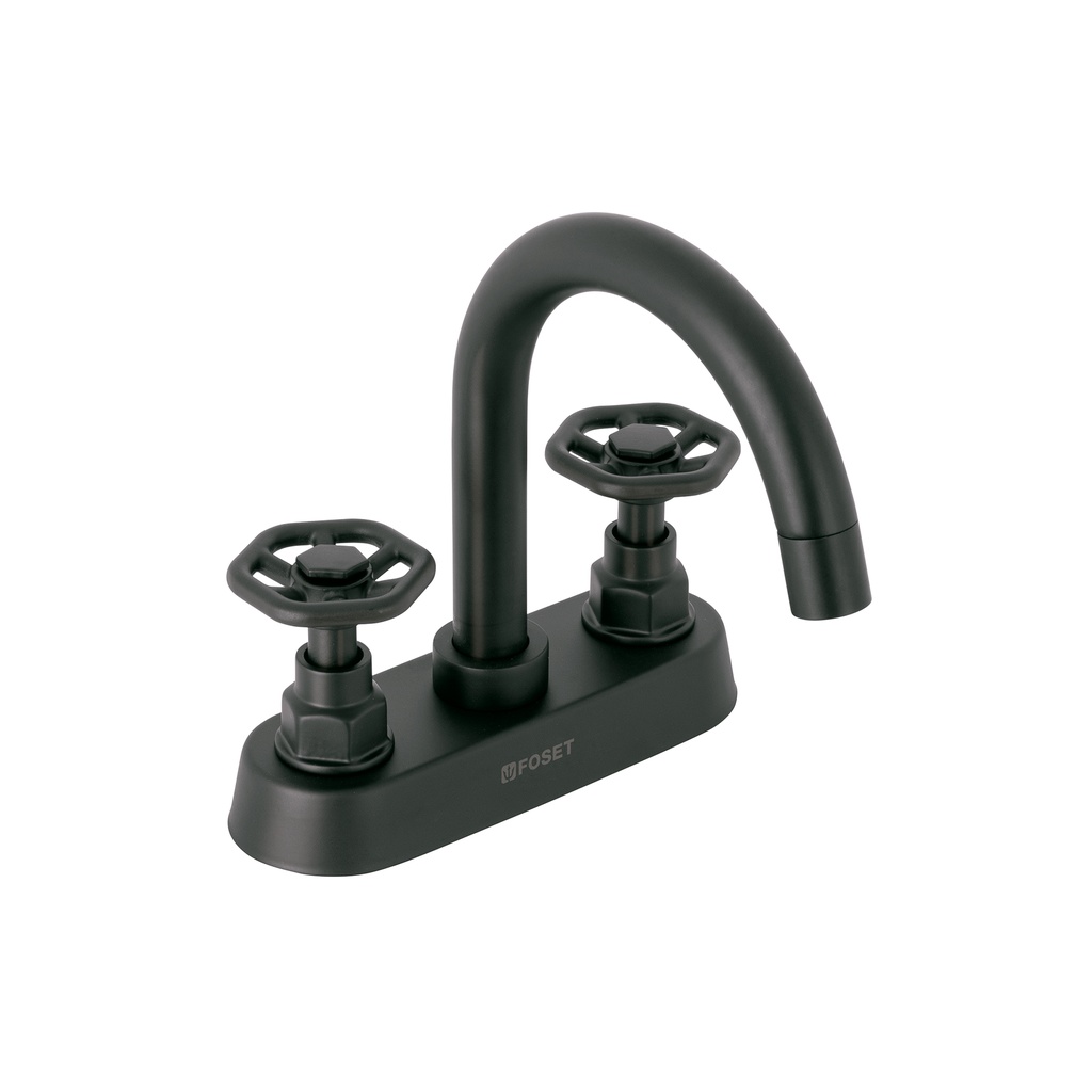 Mezcladora p/lavabo,bar,manerales redondos,negro mate,Tubig - Pag 480