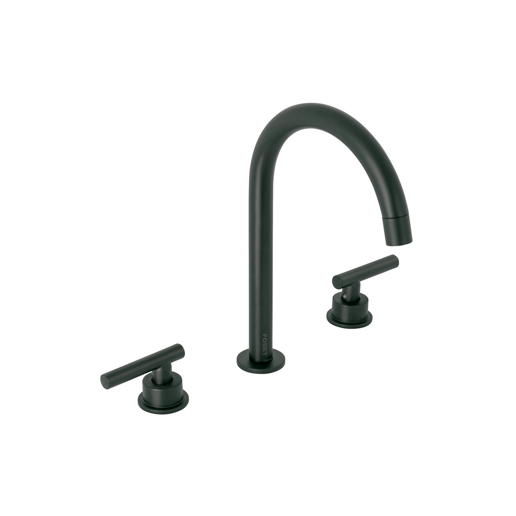 Mezcladora p/lavabo,taladros separados,palanca,negro,Tubig - Pag 480