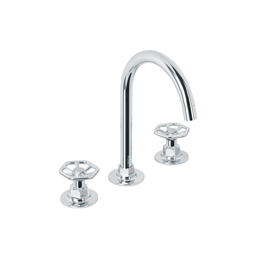 Mezcladora p/lavabo,taladros separados,redondos,cromo,Tubig - Pag 480