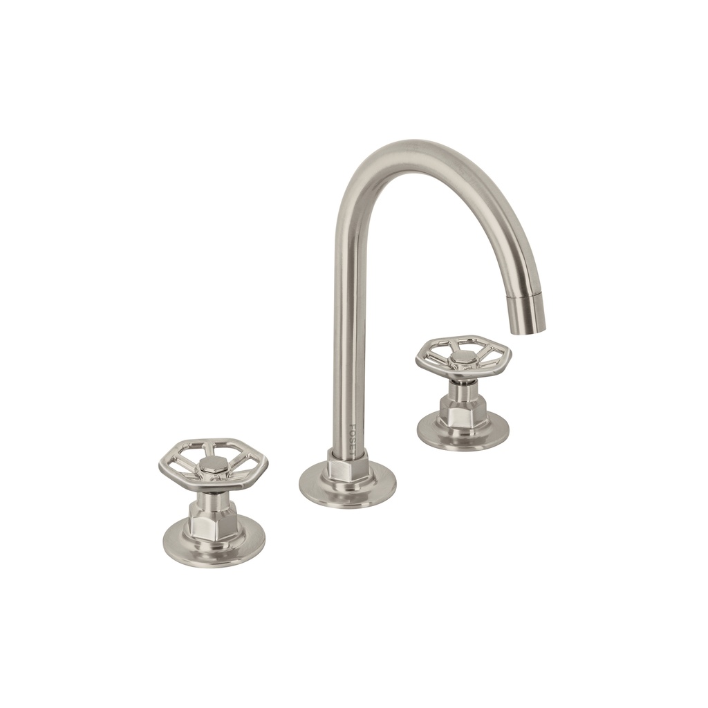 Mezcladora p/lavabo,taladros separados,redondos,satín,Tubig - Pag 480