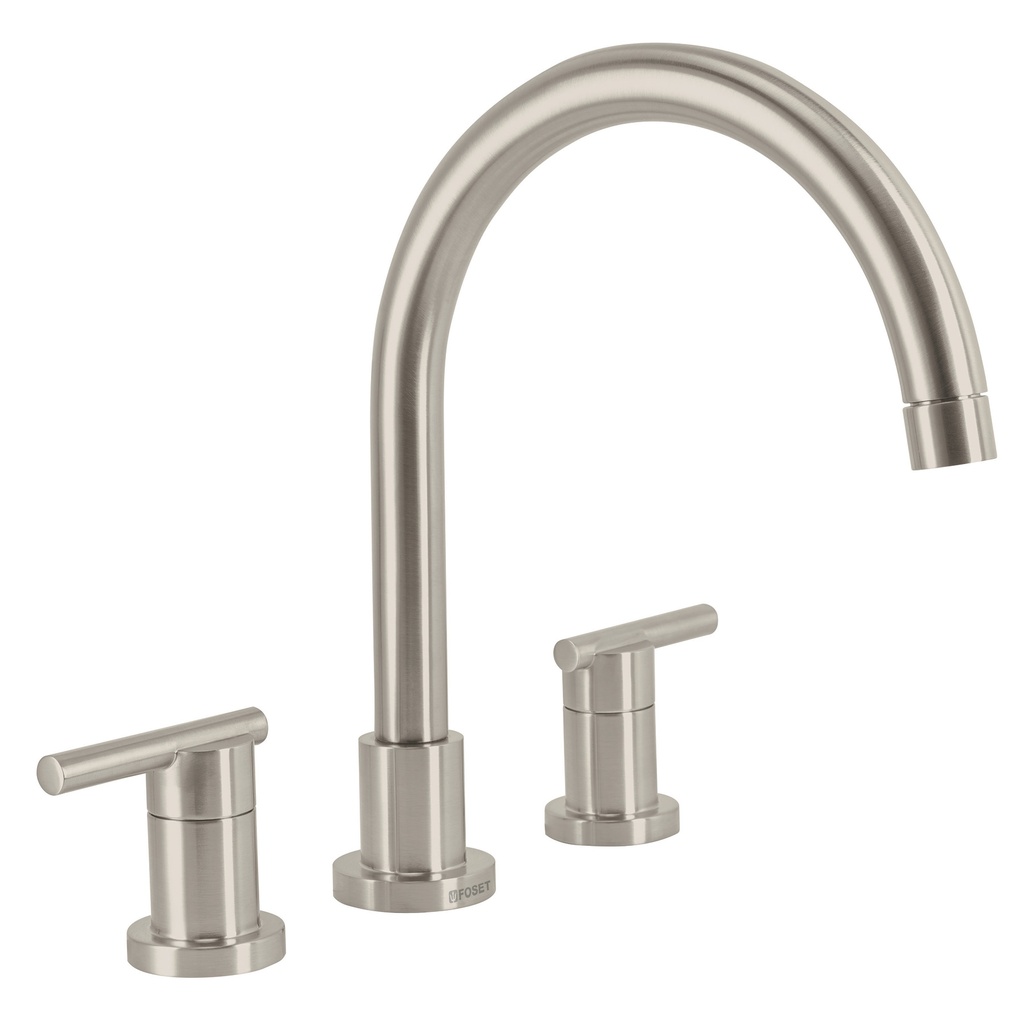 Mezcladora satín cuello alto para fregadero, Foset Element - Pag 488