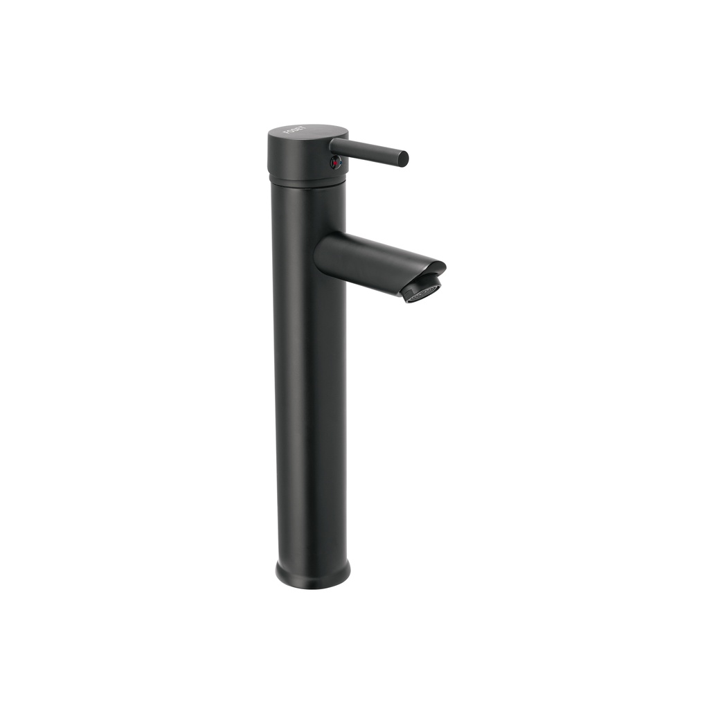 Monomando alto negro para lavabo, Foset Tubig