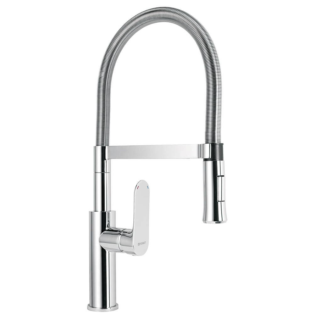 Monomando cromo nariz flexible para fregadero, Riviera - Pag 492