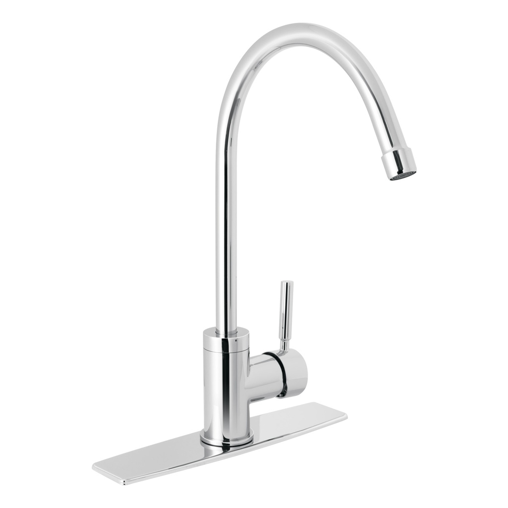 Monomando para fregadero, cuello alto, cromo, Foset Tubig - Pag 481