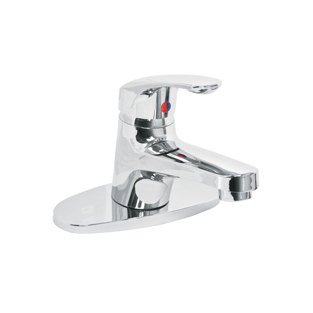 Monomando plástico para lavabo, nariz recta, Foset Basic