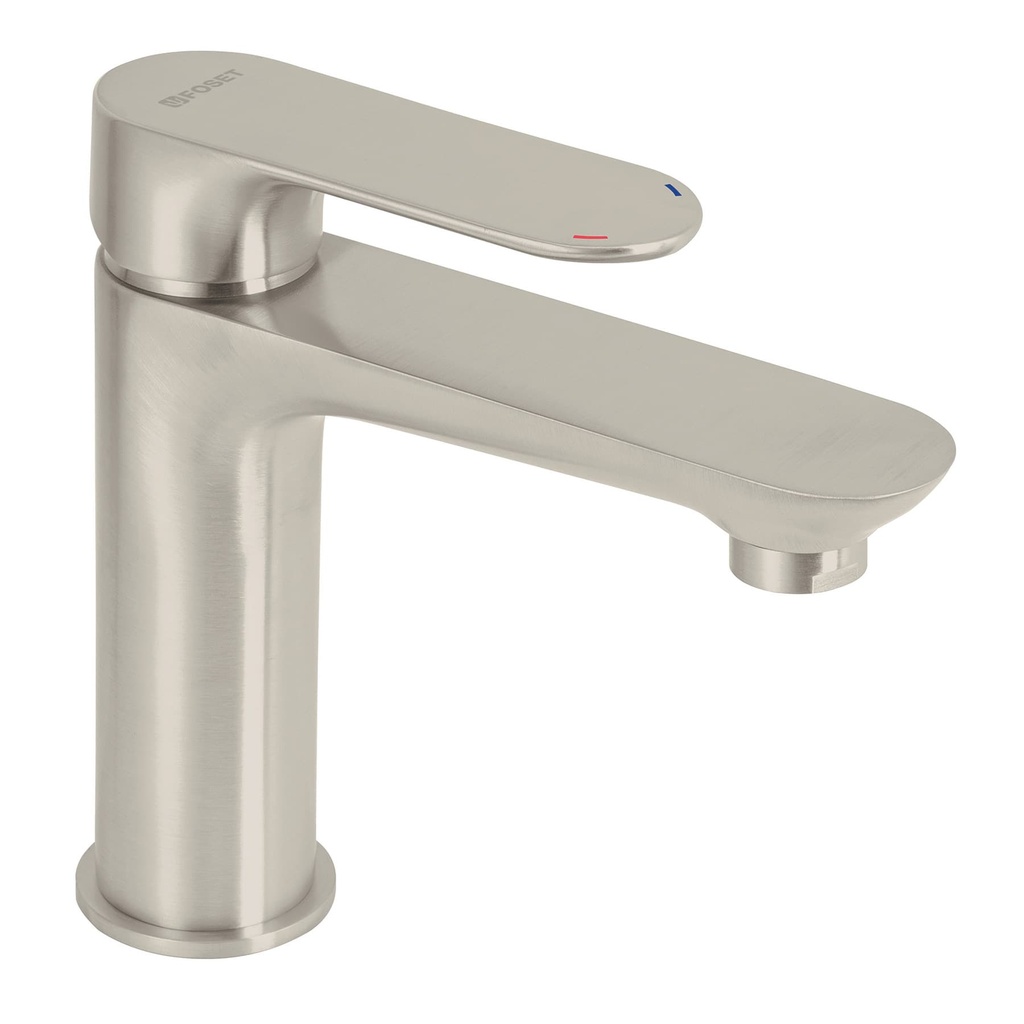 Monomando satín cuello corto para lavabo, Foset Riviera - Pag 491