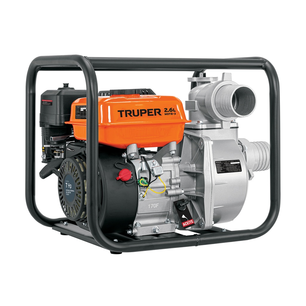 [T17117] Motobomba autocebante 3' x 3' a gasolina 7 HP, Truper - Pag 52