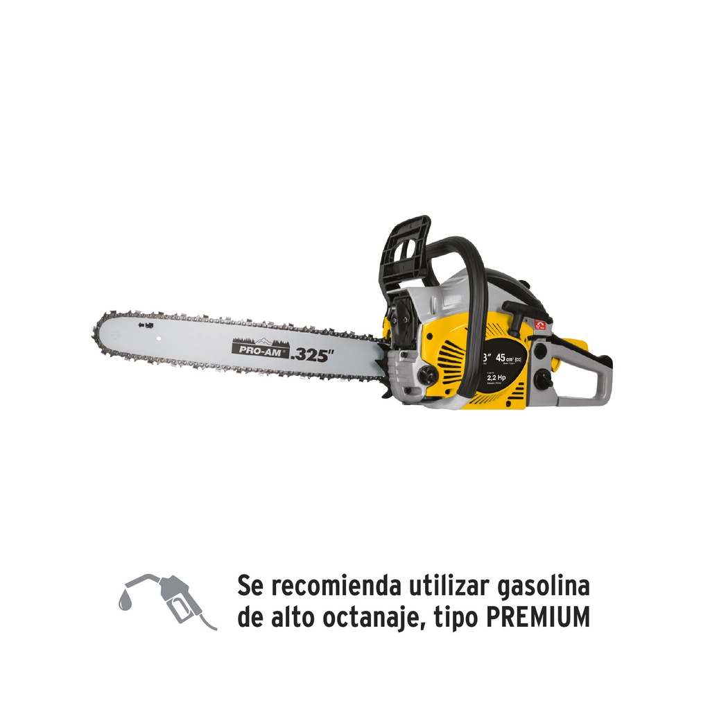Motosierra 45 cc a gasolina con barra de 18', Pretul - Pag 288