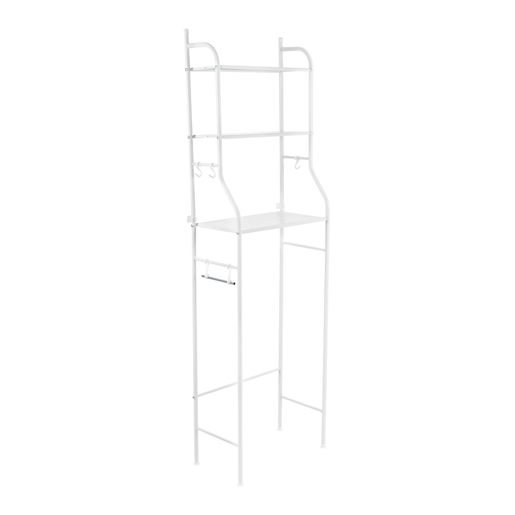 Mueble organizador blanco para baño con 3 repisas, Basic - Pag 496