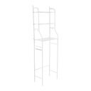 Mueble organizador blanco para baño con 3 repisas, Basic