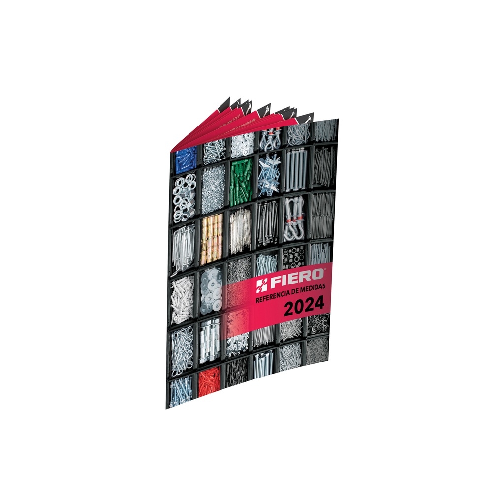 Muestrario de referencia para medidas de tornillería 2024