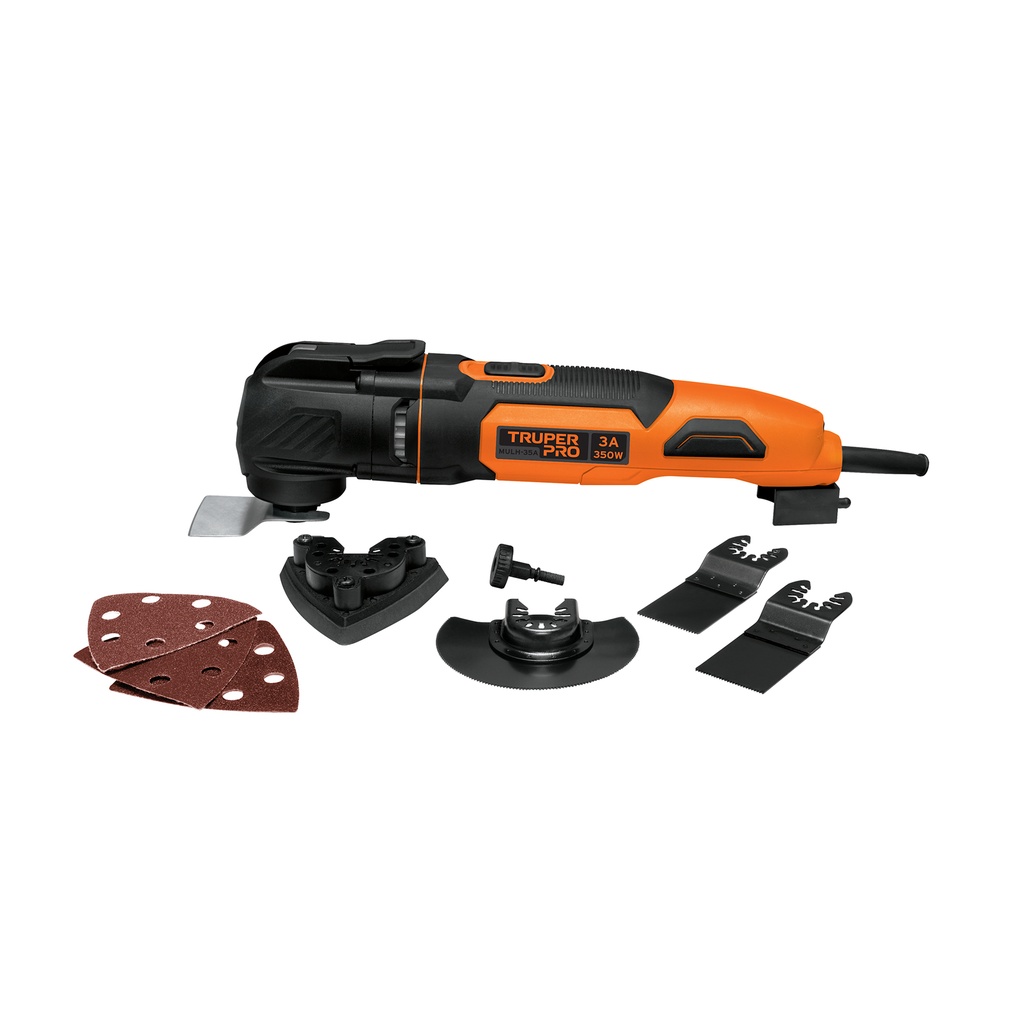 Multi herramienta profesional 350 W con 10 accesorios