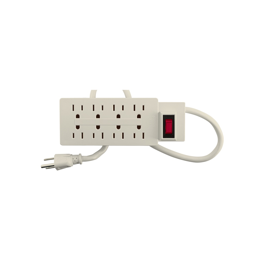 [T47186] Multicontacto 14 AWG uso rudo con 8 entradas, Volteck - Pag 425