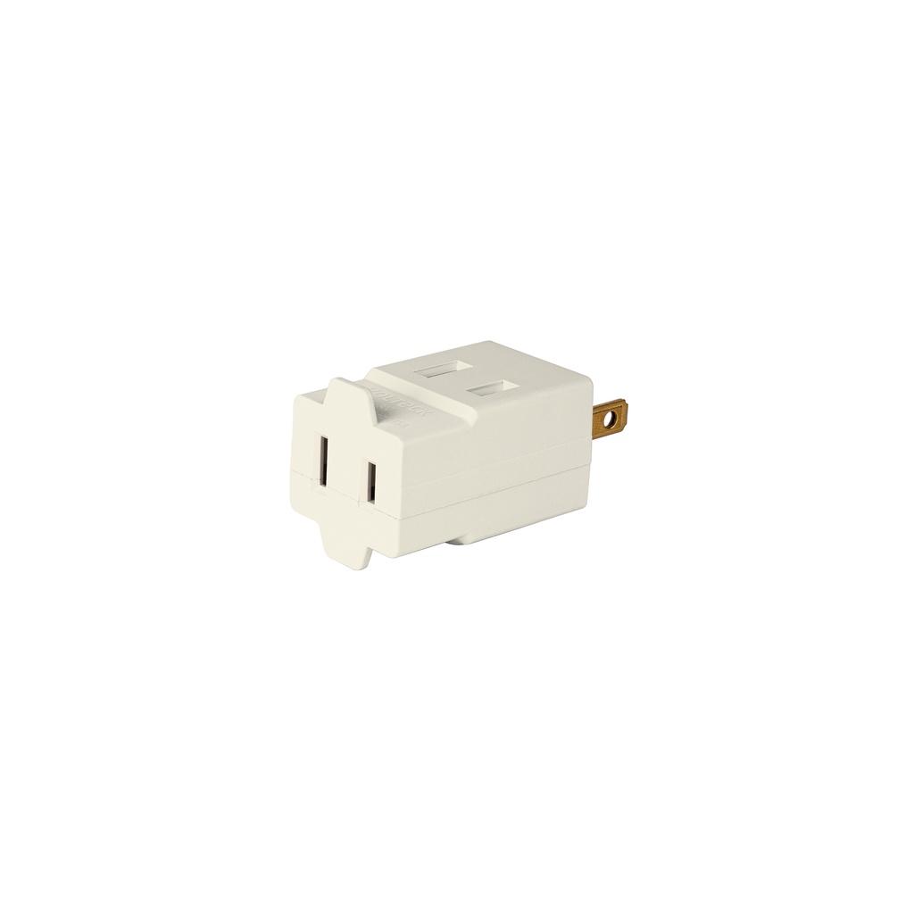 Multicontacto triple, tipo cubo, Volteck