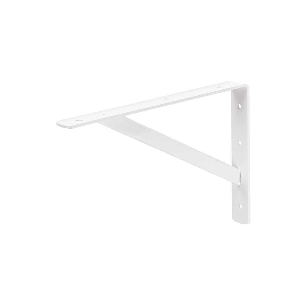 Ménsula de acero reforzada blanca 8 x 12', Fiero