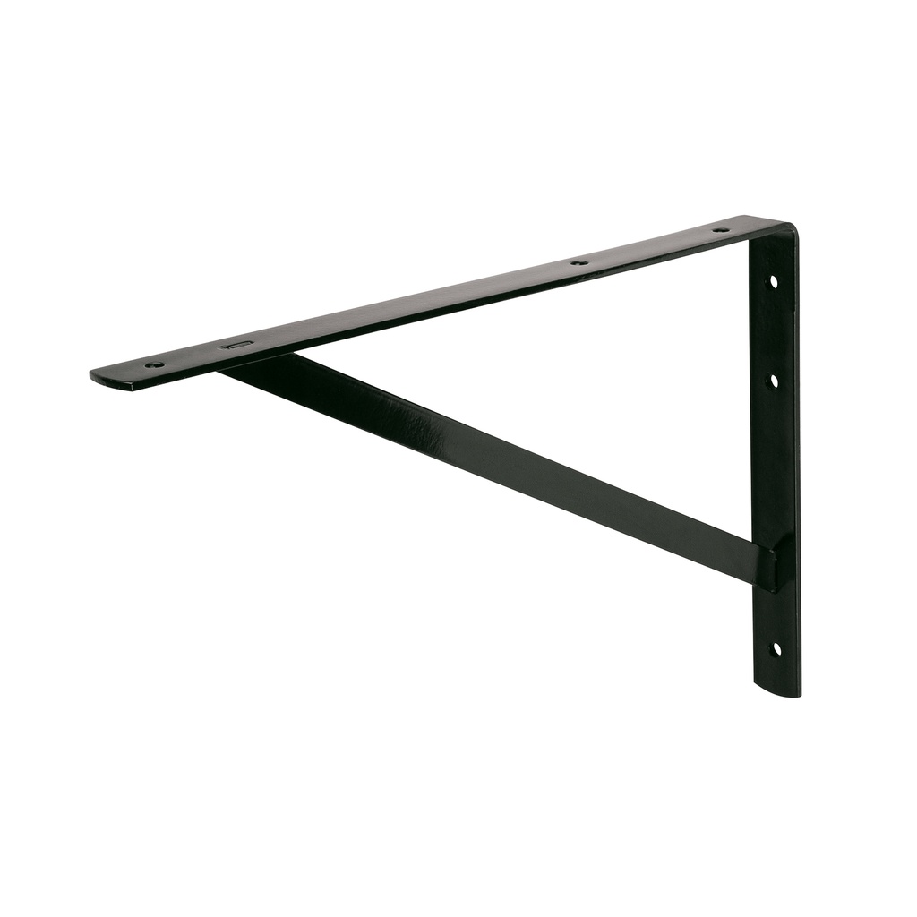 Ménsula de acero reforzada negra 10 x 16', Fiero