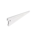 Ménsula plana blanca para cremallera doble, 32cm, Fiero