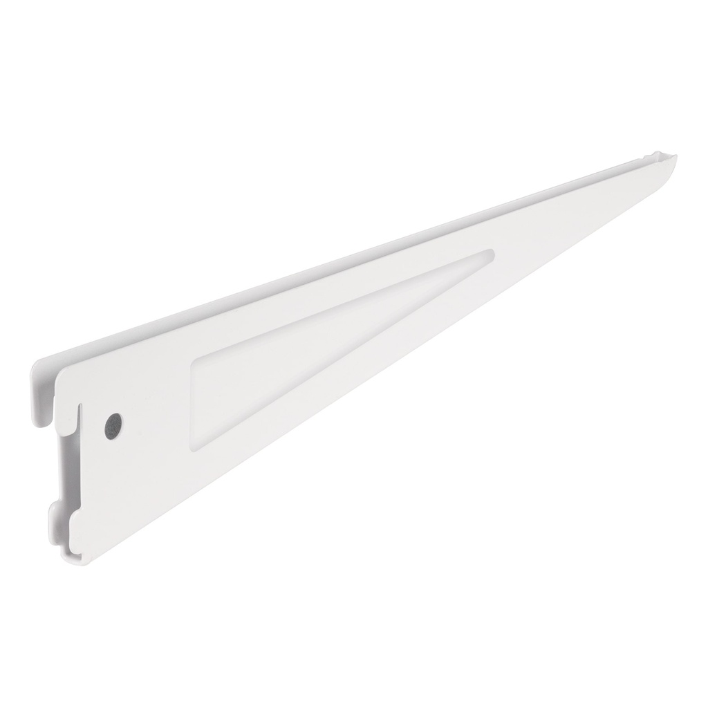 Ménsula plana blanca para cremallera doble, 37cm, Fiero - Pag 563