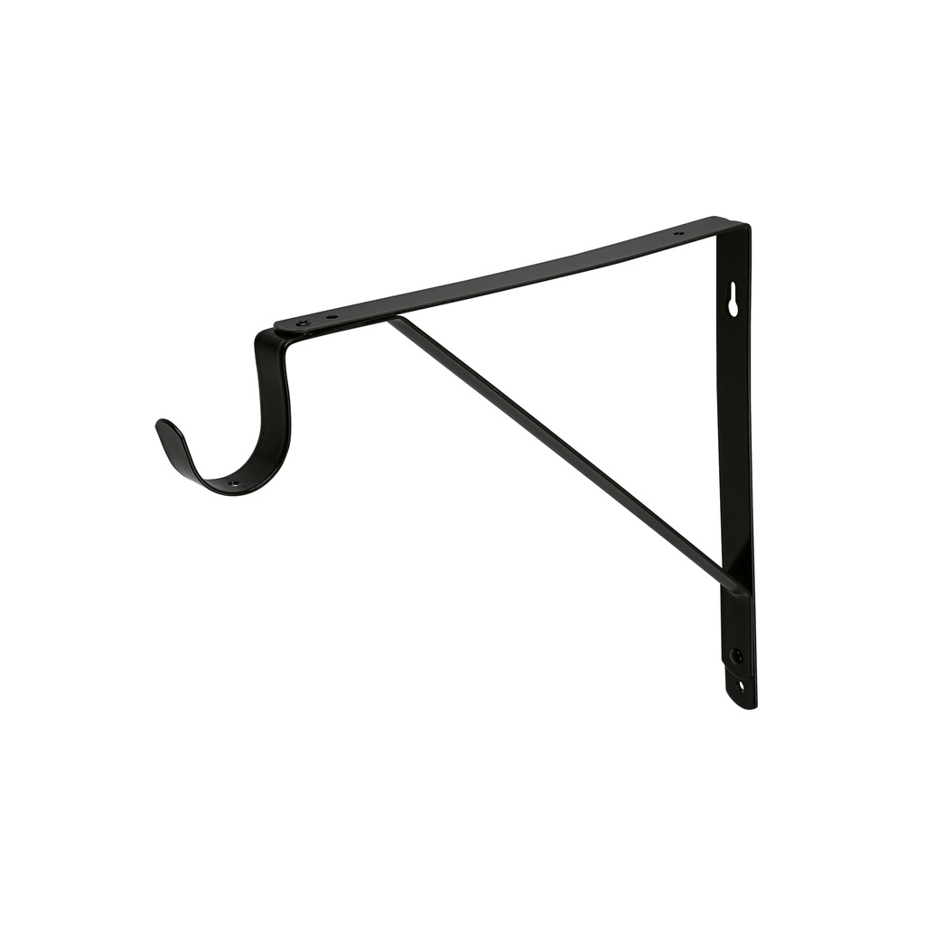 [T47707] Ménsula reforzada negra 11 x 12' con gancho, Fiero - Pag 562