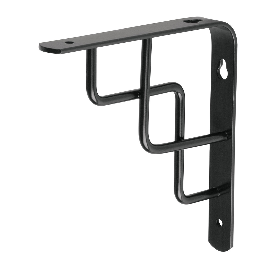 Ménsula reforzada negra 6 x 6' diseño escalera, Fiero - Pag 562