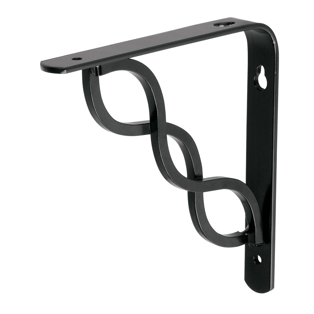 Ménsula reforzada negra 6 x 6' diseño trenza, Fiero - Pag 562