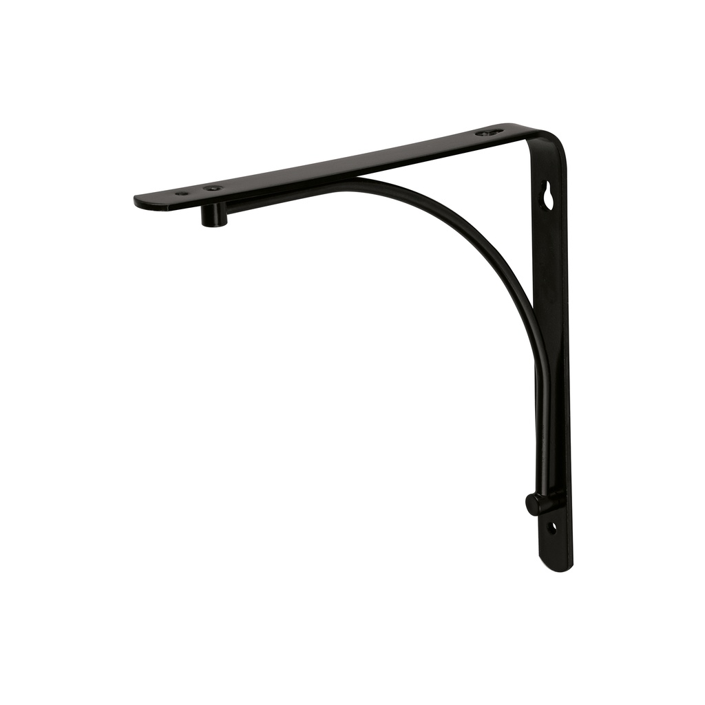 [T47695] Ménsula reforzada negra 8 x 8' diseño alambrón, Fiero - Pag 562