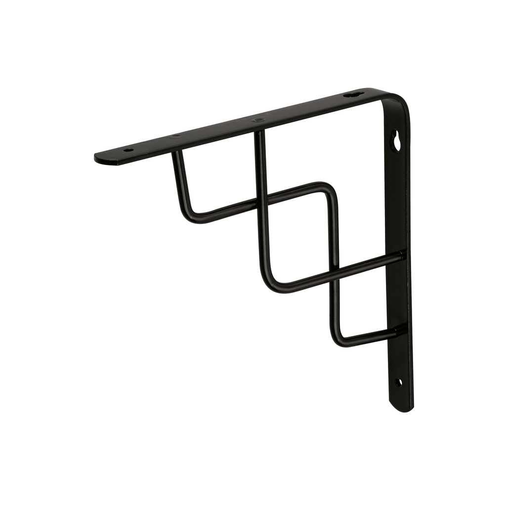 Ménsula reforzada negra 8 x 8' diseño escalera, Fiero - Pag 562