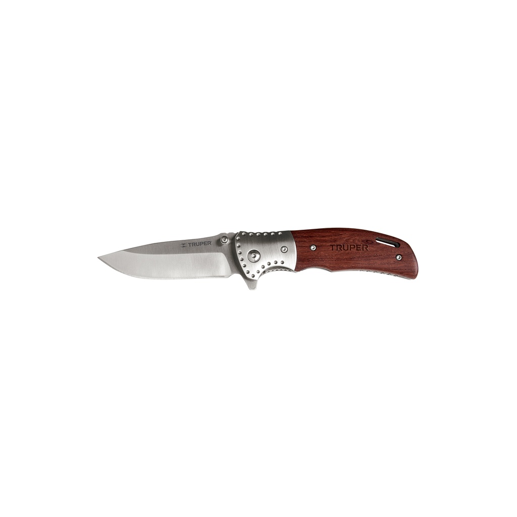 Navaja abatible 4-1/2' mango de madera, Truper - Pag 113