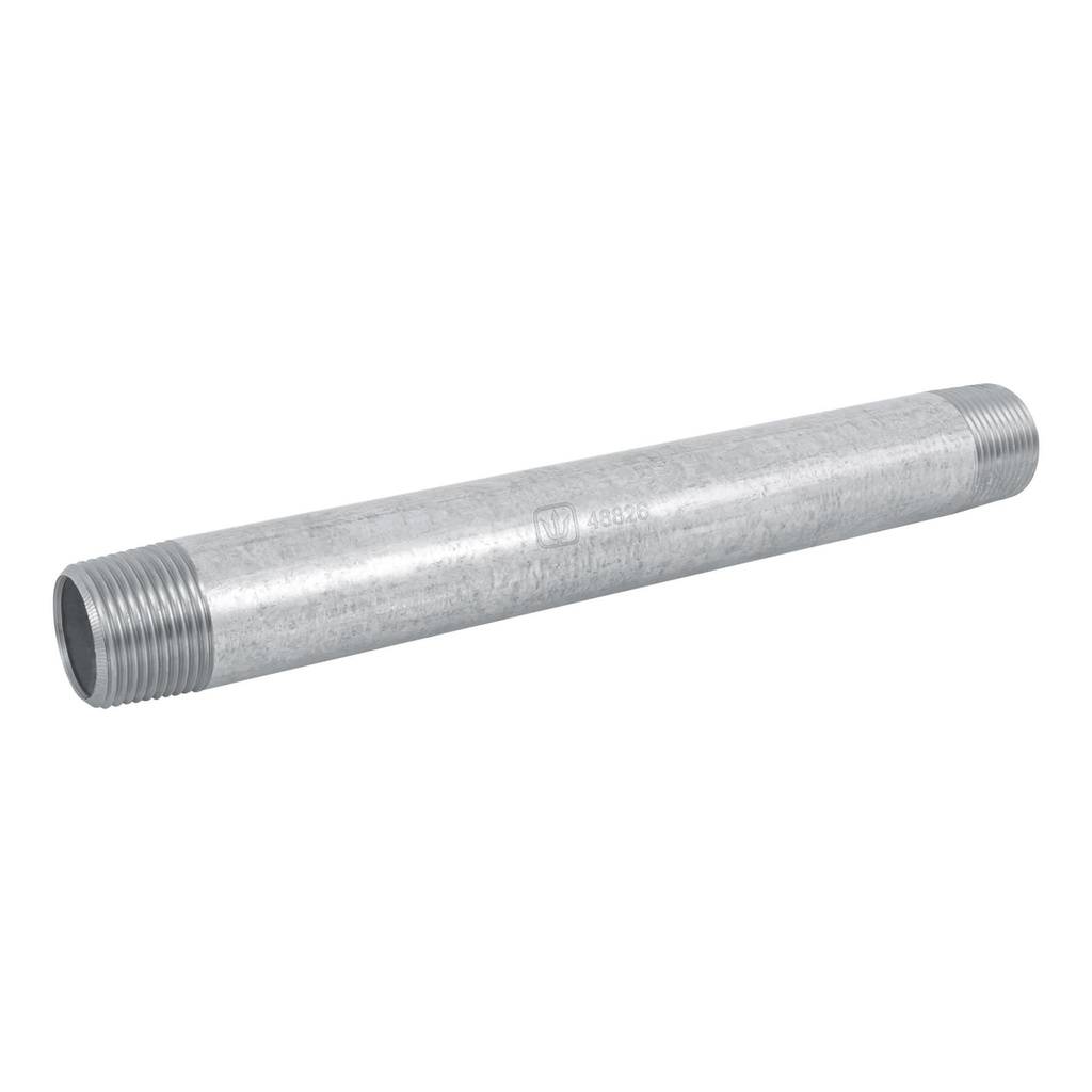 Niple de acero galvanizado 1 x 10', Foset - Pag 709