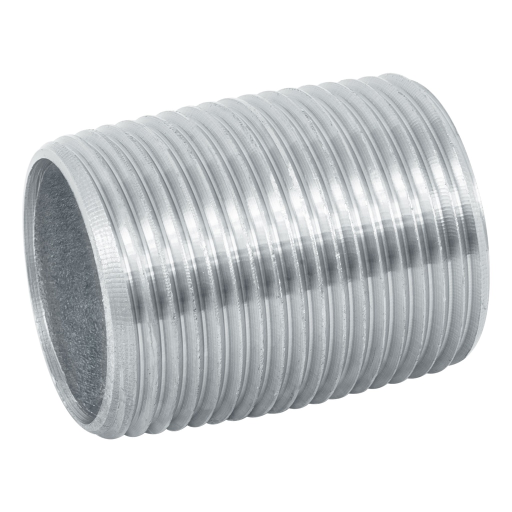 Niple de acero galvanizado 1' cuerda corrida, Foset - Pag 535